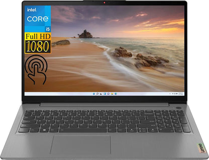 Lenovo 2023 Newest IdeaPad 3i Laptop, 15.6" FHD Touchscreen, Intel Core i5-1135G7 Processor up to 4.2GHz, 12GB RAM, 512GB SSD, Intel Iris Xe Graphics, Wi-Fi 6, Bluetooth, Windows 11 Home in S Mode