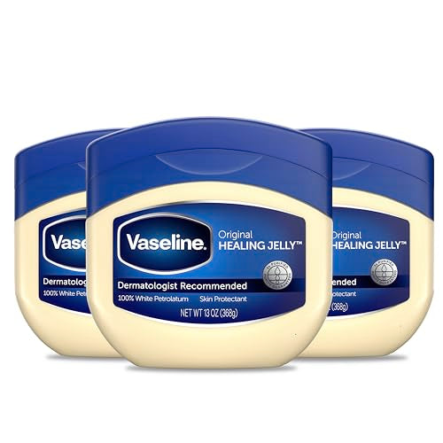 3 Pack Vaseline Petroleum Jelly Dry Skin Relief 13oz