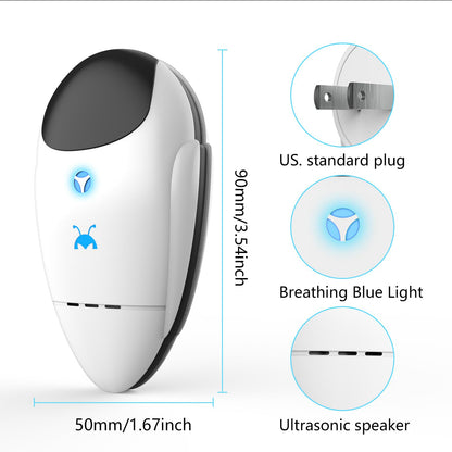 Ultrasonic Pest Repeller - Safe for Pets & Humans