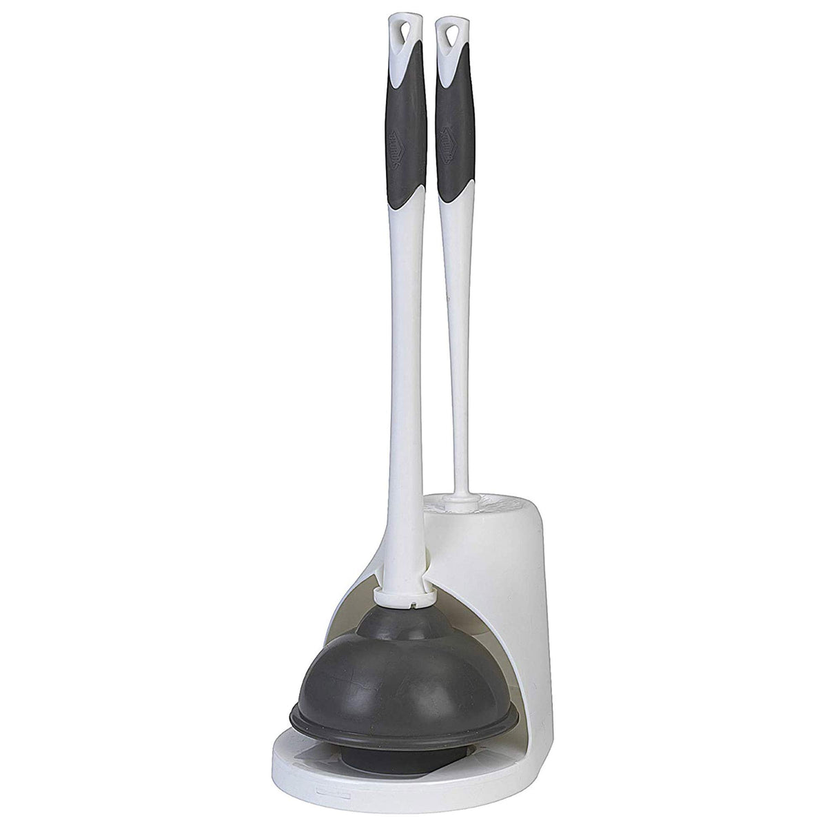 Clorox Toilet Plunger and Brush Set with Holder