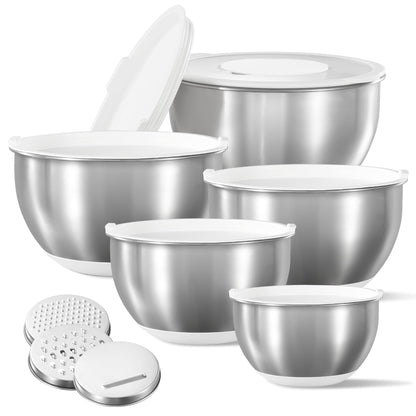 12-Piece CAROTE Mixing Bowls Set with Lids