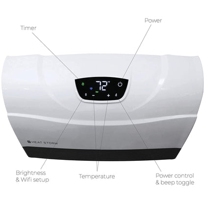 Heat Storm Wifi Wall-Mounted Infrared Heater