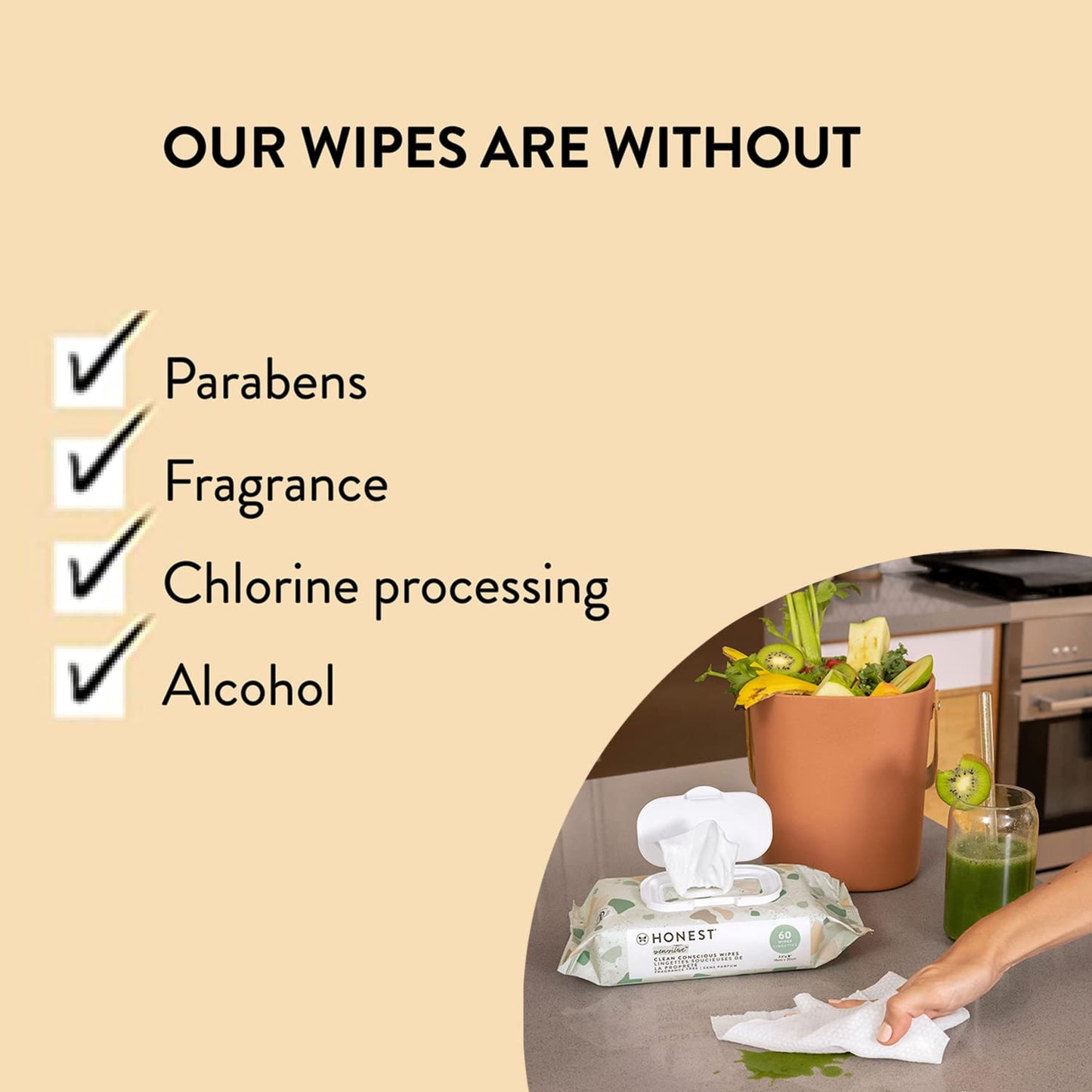 288 Count The Honest Company Baby Wipes