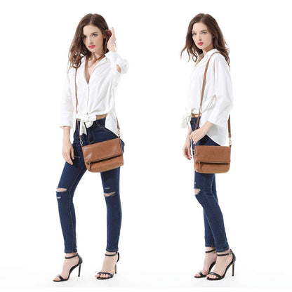Gladdon Small Brown Crossbody Purse for Women