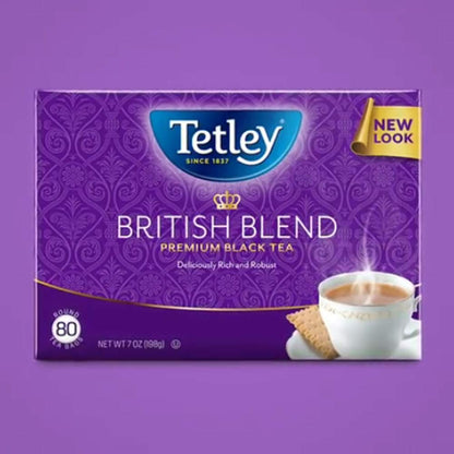 80 Count Tetley Premium Black Tea Bags