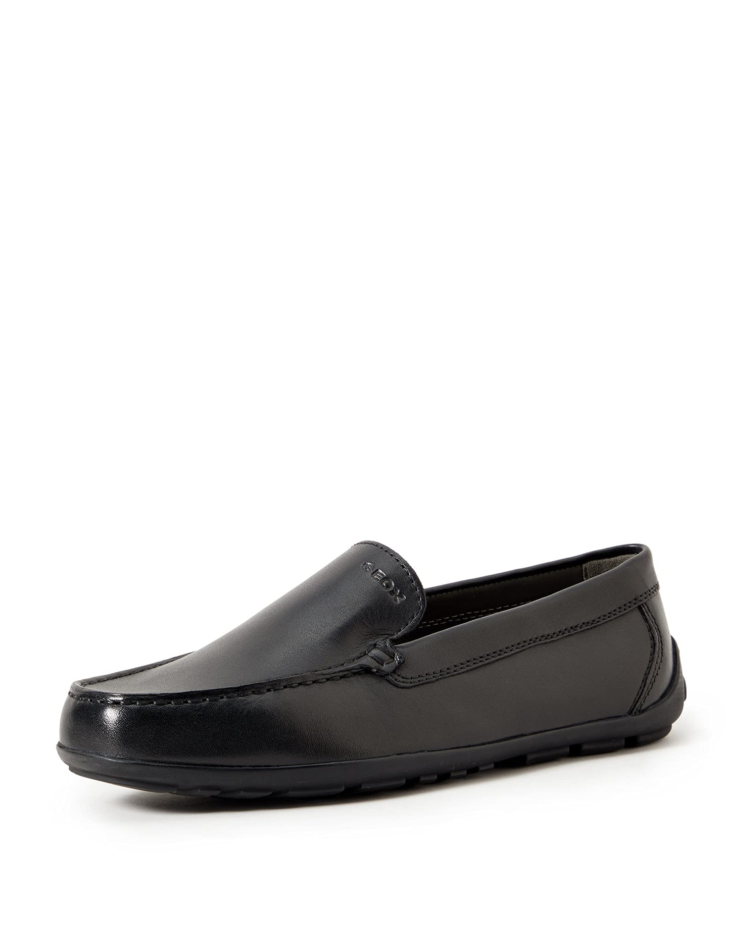 Geox New Fast BOY 2 Moccasin, Newfastboy 2-Black, 12 Little Kid