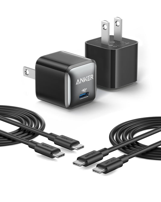 Anker 20W USB C Fast Charger 2-Pack