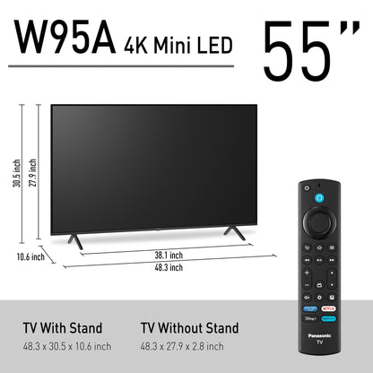 55-inch Panasonic Mini LED 4K Smart TV
