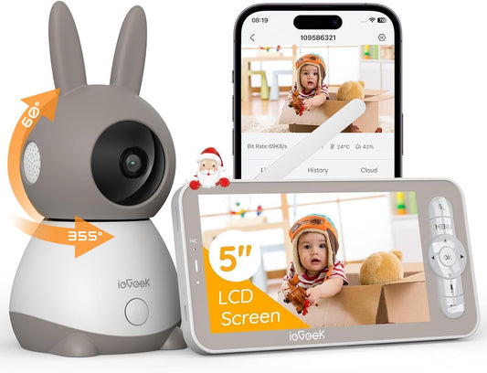ieGeek 2K Video Baby Monitor with Night Vision