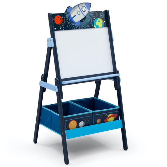 Delta Children Wooden Activity Easel with Storage