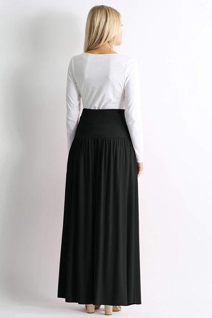 Simlu High Waisted Maxi Skirt