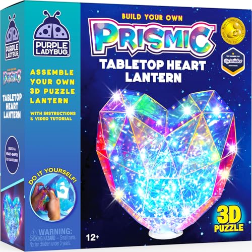DIY 3D Heart Table Light Craft Kit