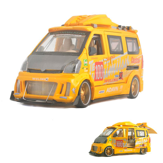 1:24 Scale Diecast Hot Rod Van Toy Model