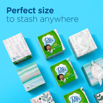 Puffs Plus Lotion Tissues 10 Cube Pack