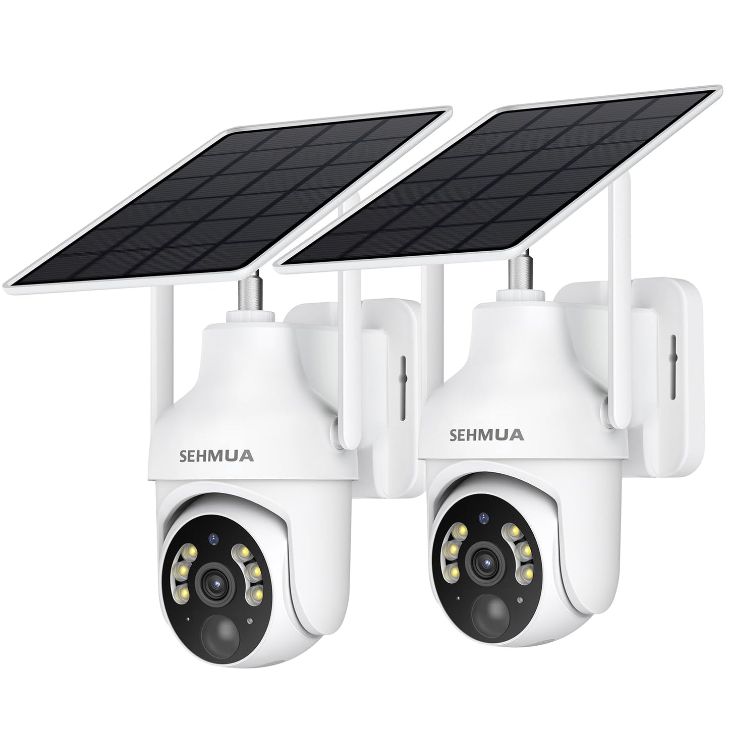 SEHMUA 2-Pack 2K Wireless Outdoor Cameras