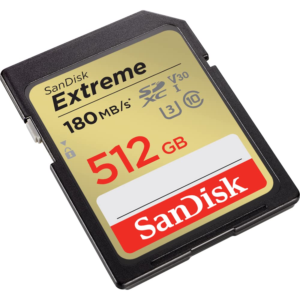 SanDisk 512GB Extreme SDXC UHS-I Memory Card