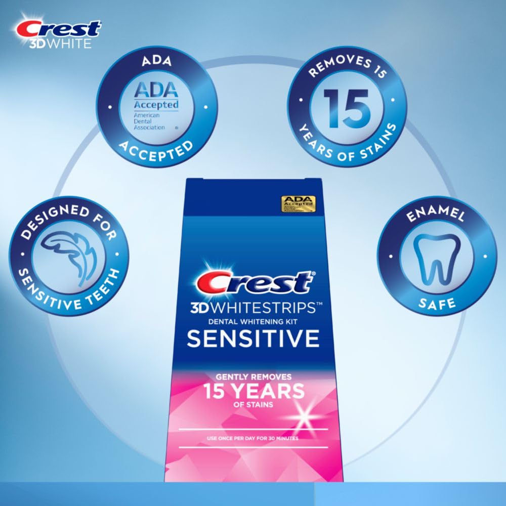 Crest 3D Whitestrips Sensitive Teeth Whitening Kit