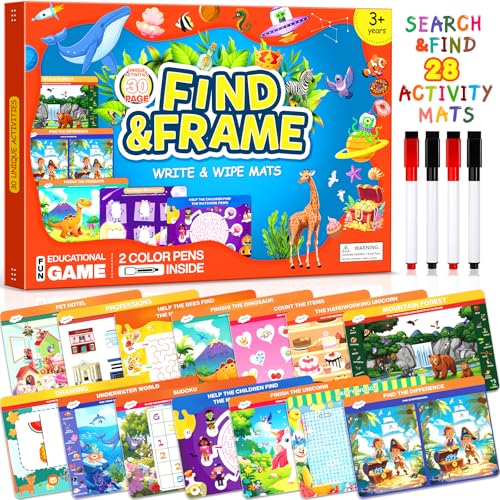 28 Piece Preschool Busy Book Learning Activities