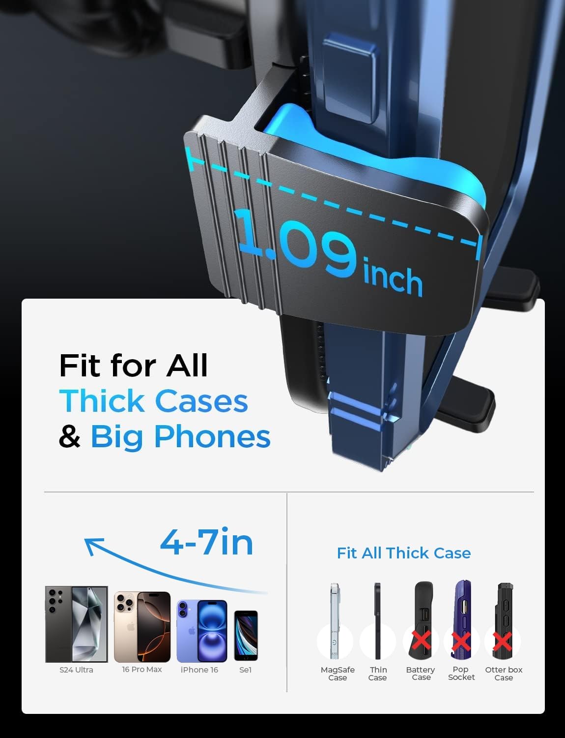 LISEN Universal Car Phone Holder Mount