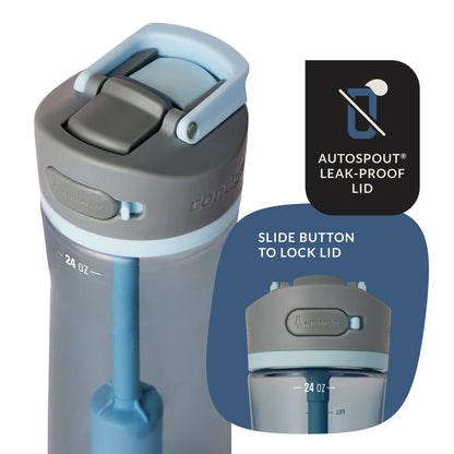 24 Oz Contigo Filter Water Bottle with AUTOSPOUT