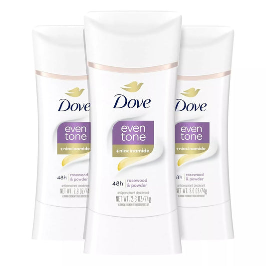 Dove Even Tone Antiperspirant Deodorant 3 Count