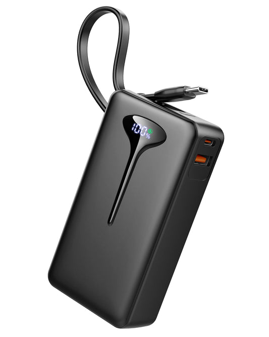 10000mAh Portable Charger Power Bank with Cable