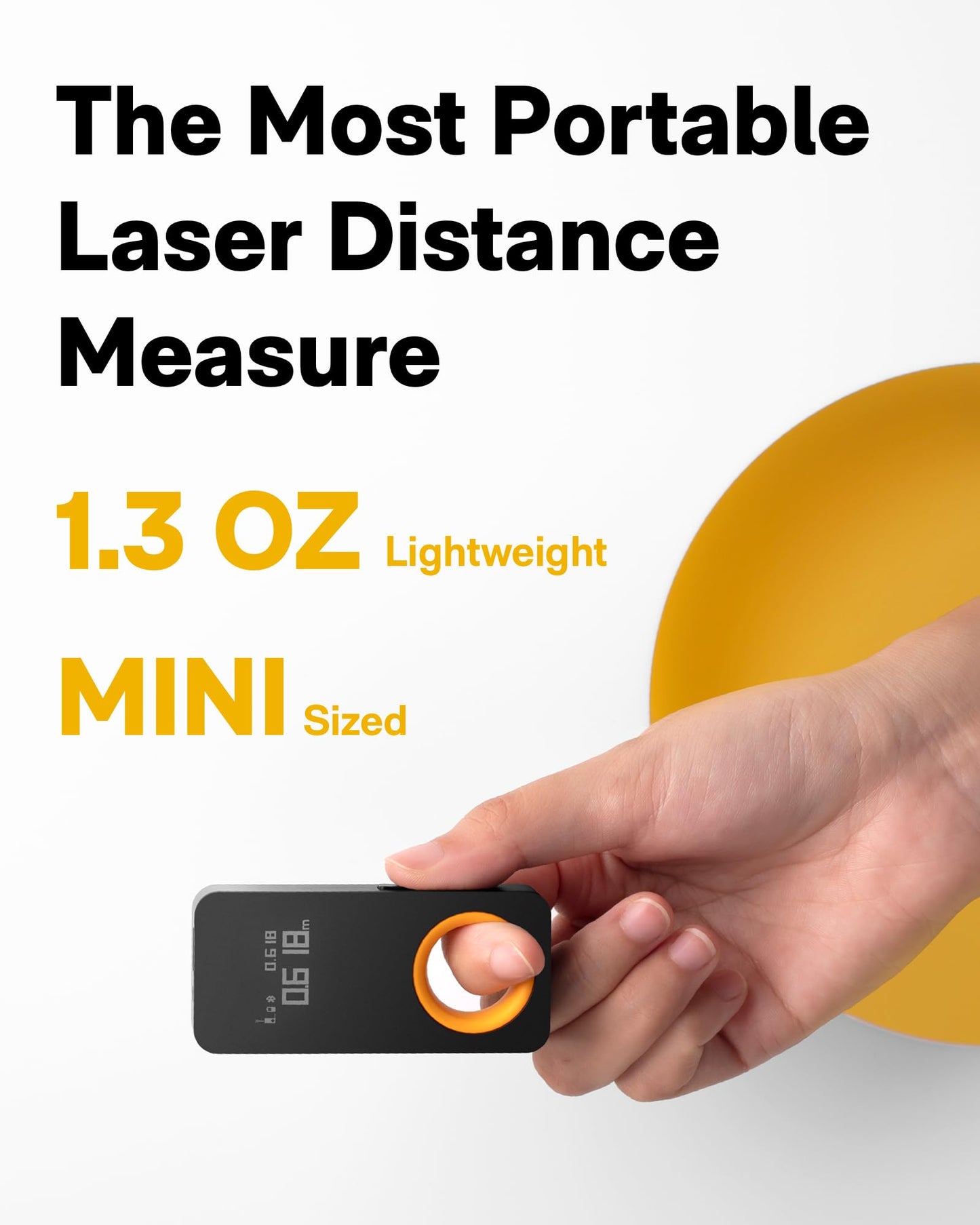 98ft HOTO Laser Measuring Tool with OLED Display