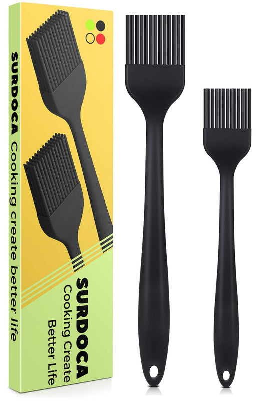 2 Pack SURDOCA Silicone Basting Brushes for Cooking