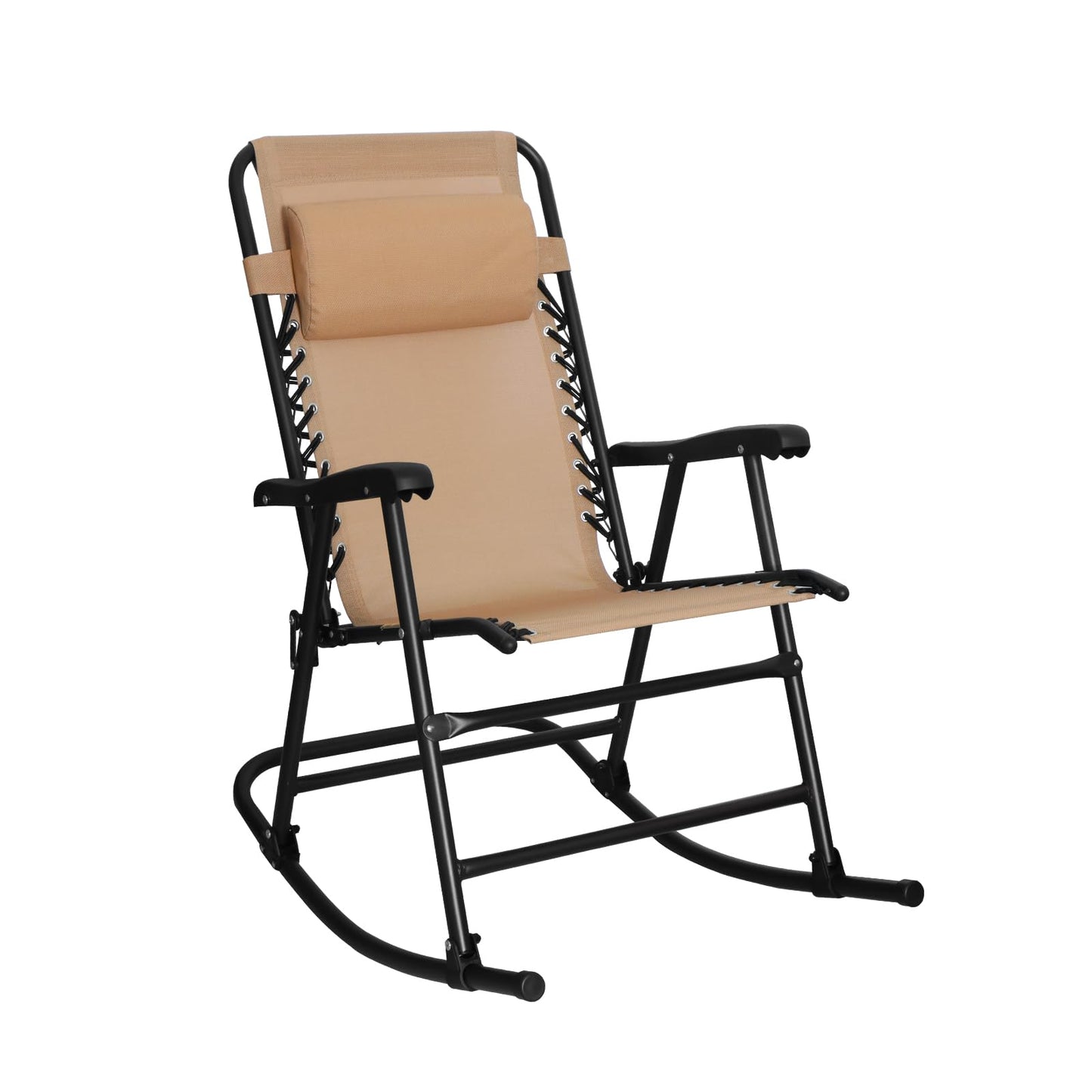 Folding Reclining Lounge Rocking Chair by Amazon Basics
