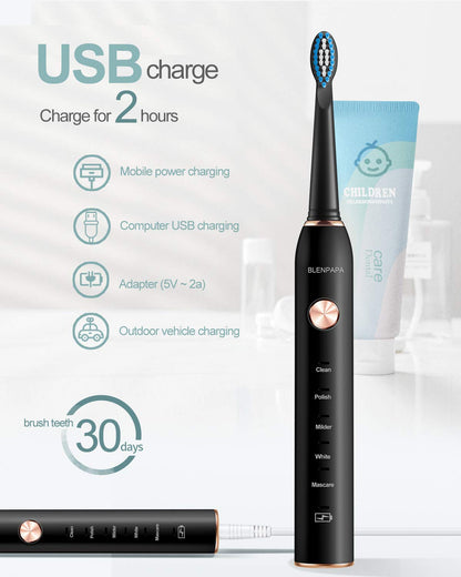 Sonicare Electric Toothbrush with 5 Modes, Waterproof