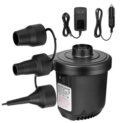 RWSEFK Electric Air Pump Inflatable Portable Quick Air Mattress Pump Air Bed Pool Toy Raft Boat Pool Pump for Inflatables