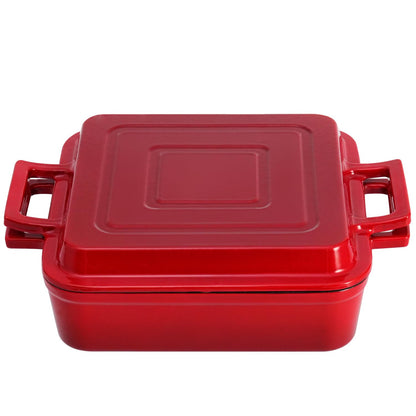 Cast Iron Dutch Oven with Skillet Lid 9x9