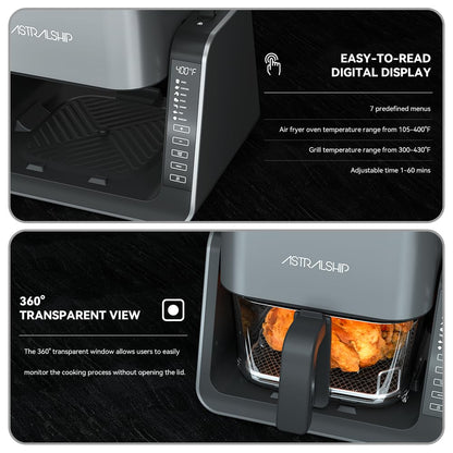 4.2 QT Air Fryer & Grill Combo