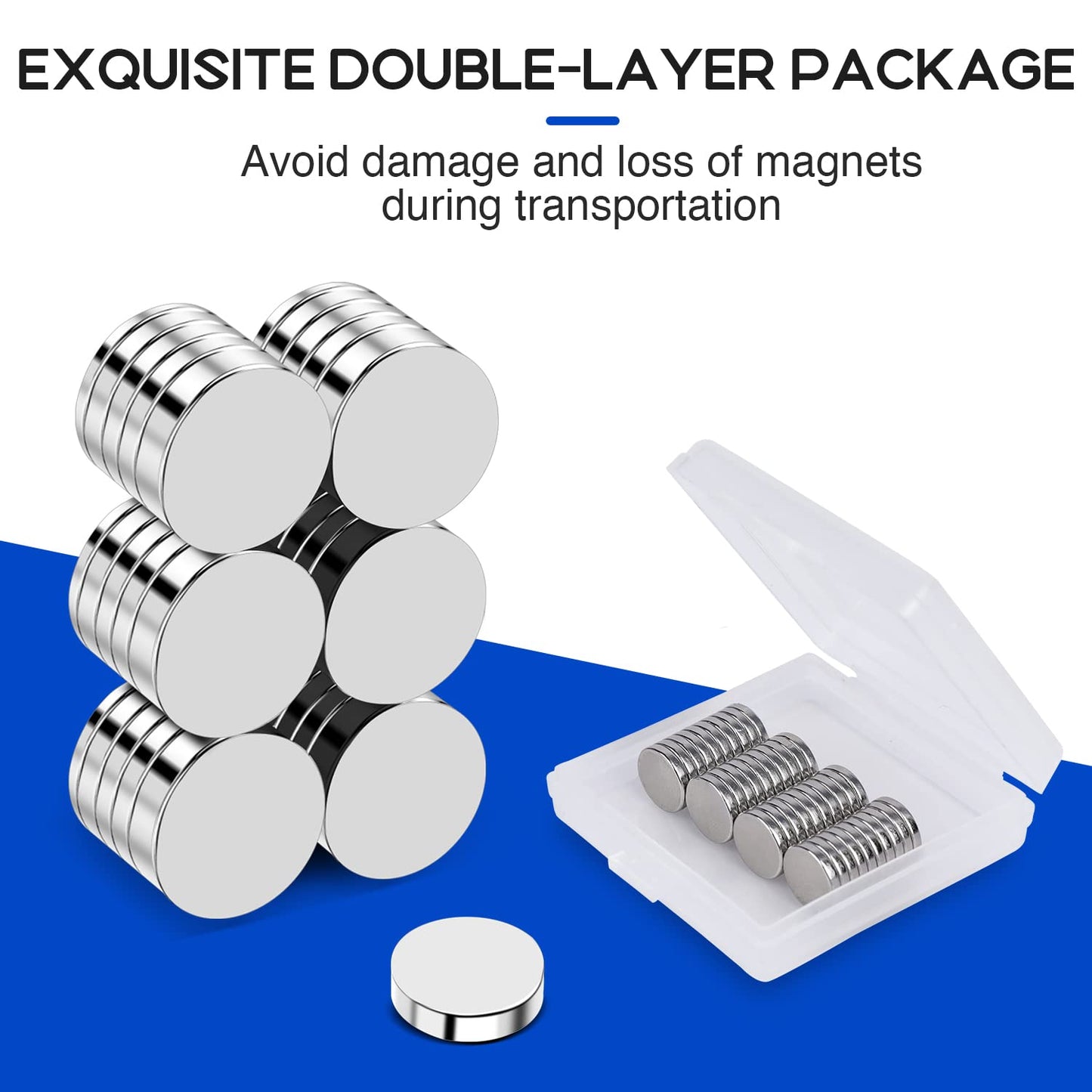 VSKIZ 40 Pack Neodymium Disc Magnets for Crafts