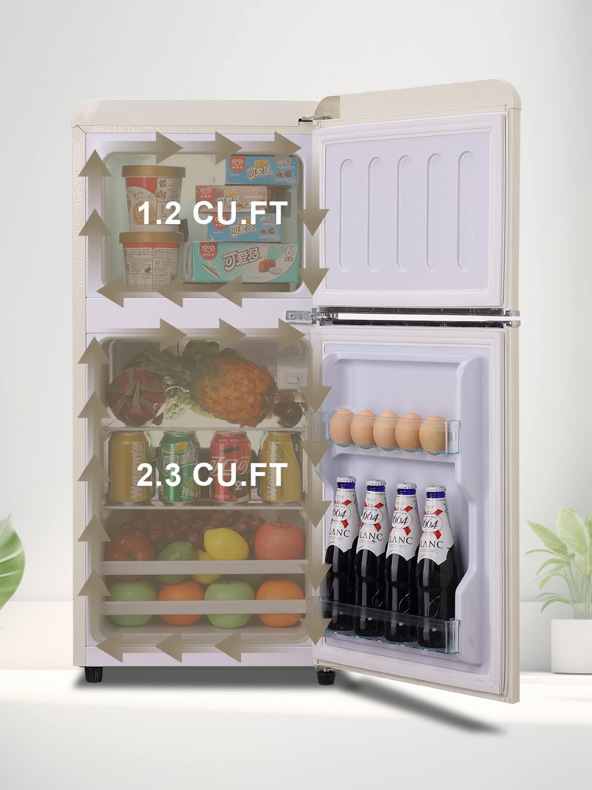 Refrigerator with Freezer Tymyp TY-FLS-80G