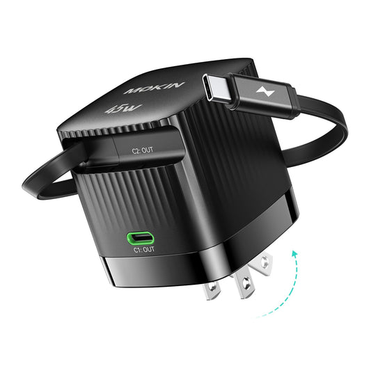 45W Dual Port USB C Fast Charger
