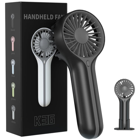 Portable USB Rechargeable Handheld Fan by DABAIHQ