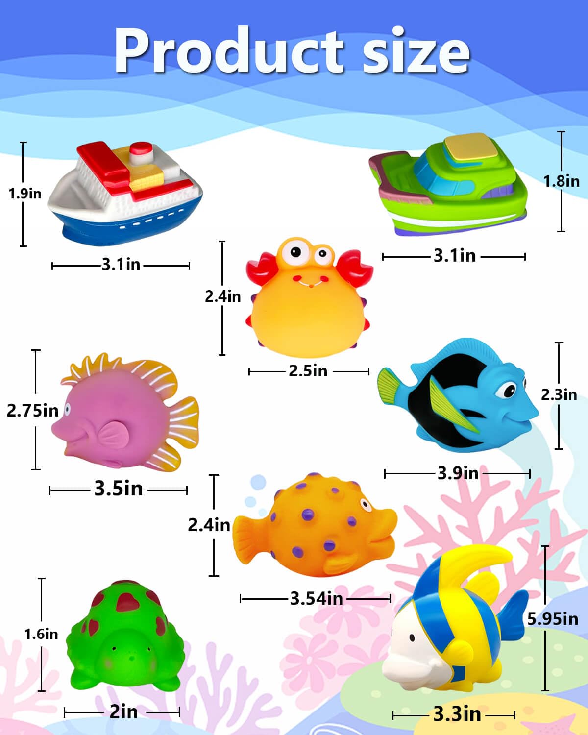 Mold-Free Bath Toys for Toddlers