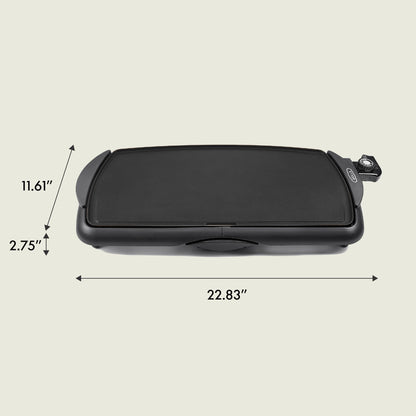 BELLA Electric Griddle with Removable Probe