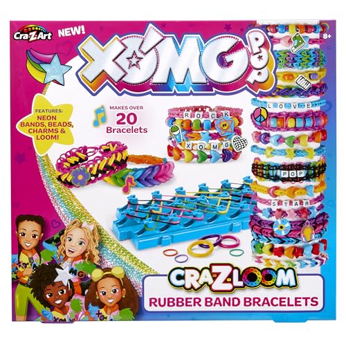 Cra-Z-Art Rubber Band Bracelet Maker Kit with Charms