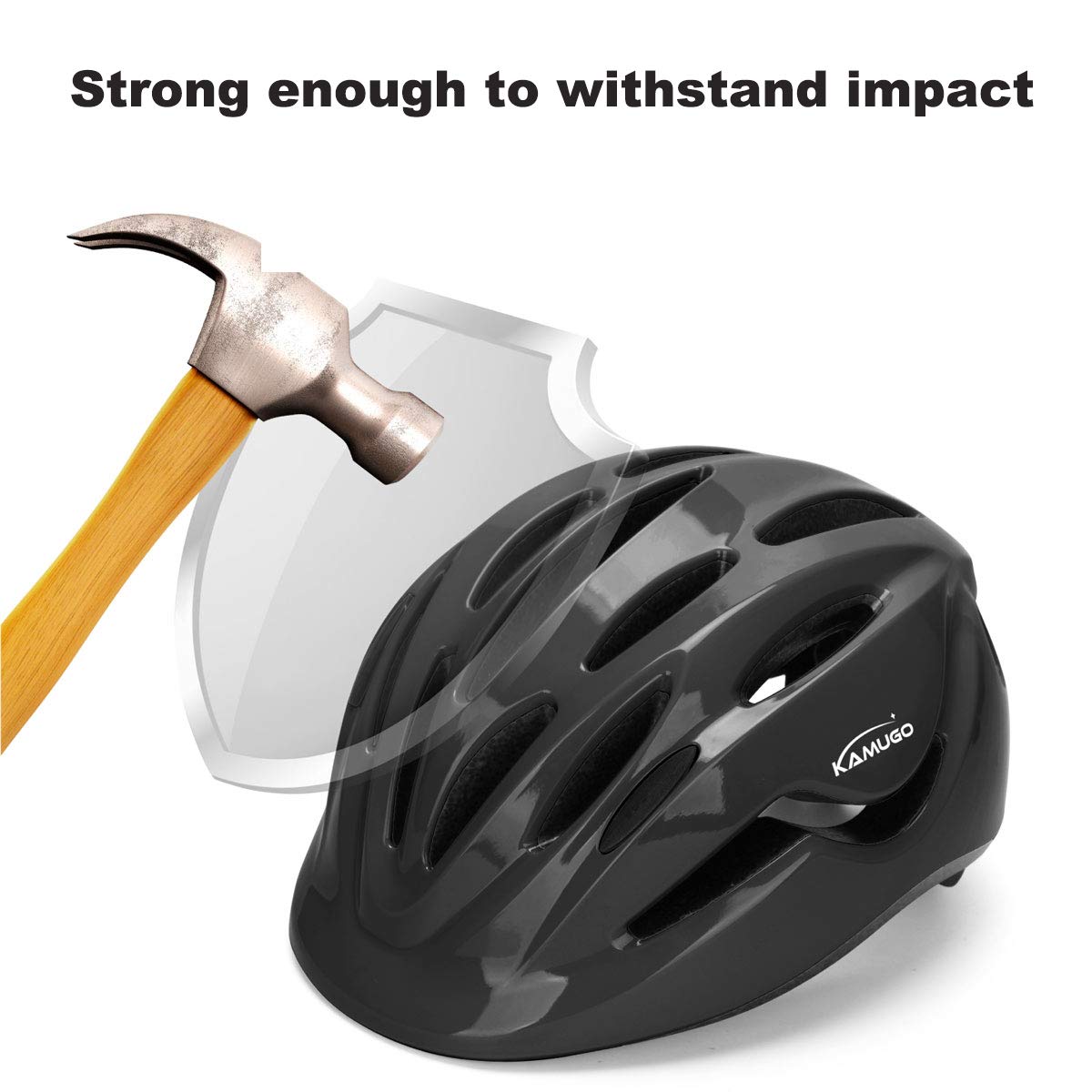 KAMUGO Kids Adjustable Bike Helmet for Ages 2-8