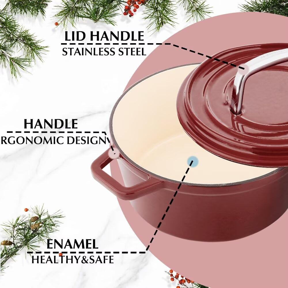 KOCH SYSTEME CS Enameled Dutch Oven 4.5 Quart