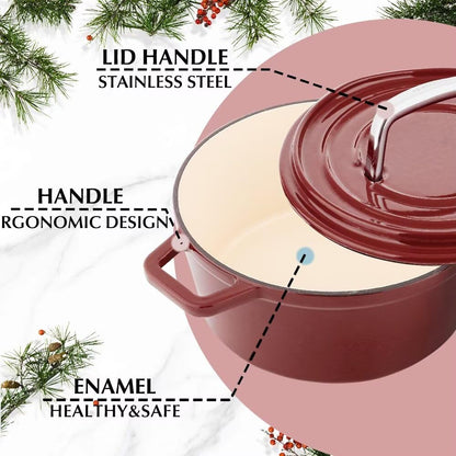 KOCH SYSTEME CS Enameled Dutch Oven 4.5 Quart