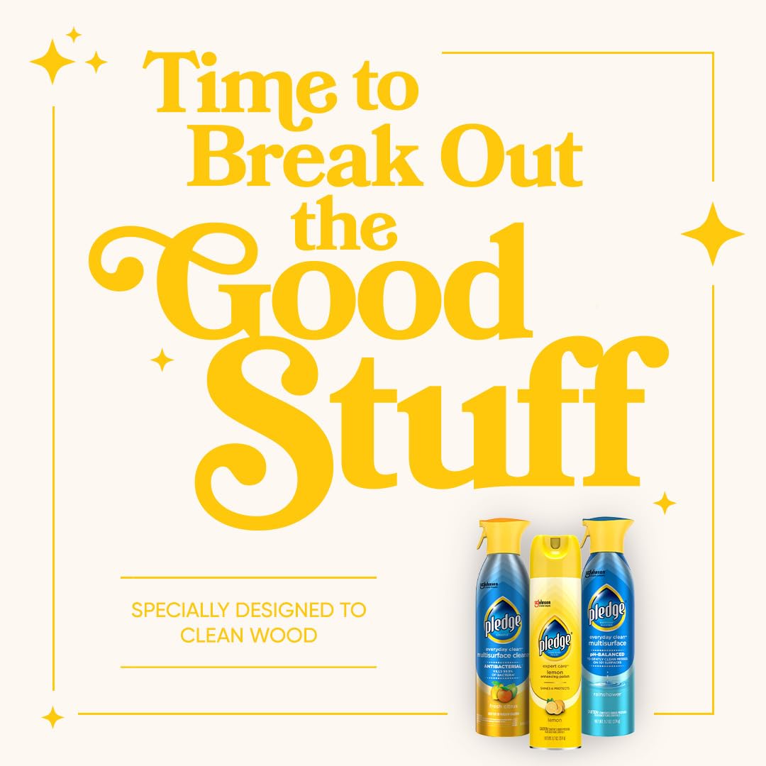 Pledge 3-Pack pH-Balanced Multisurface Cleaner Spray