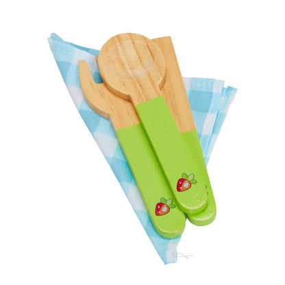 32-Piece Bluey Dine-In Wooden Toy Set