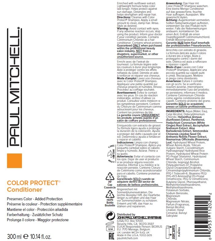 Paul Mitchell Color Protect Conditioner for Treated Hair