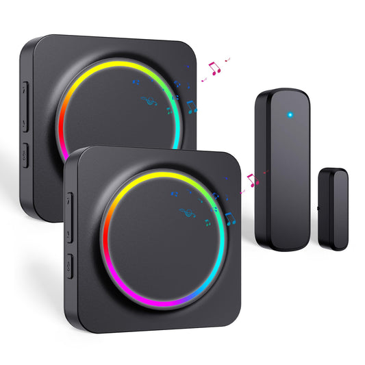 Door Chime Sensor Alarm with 600 FT Range