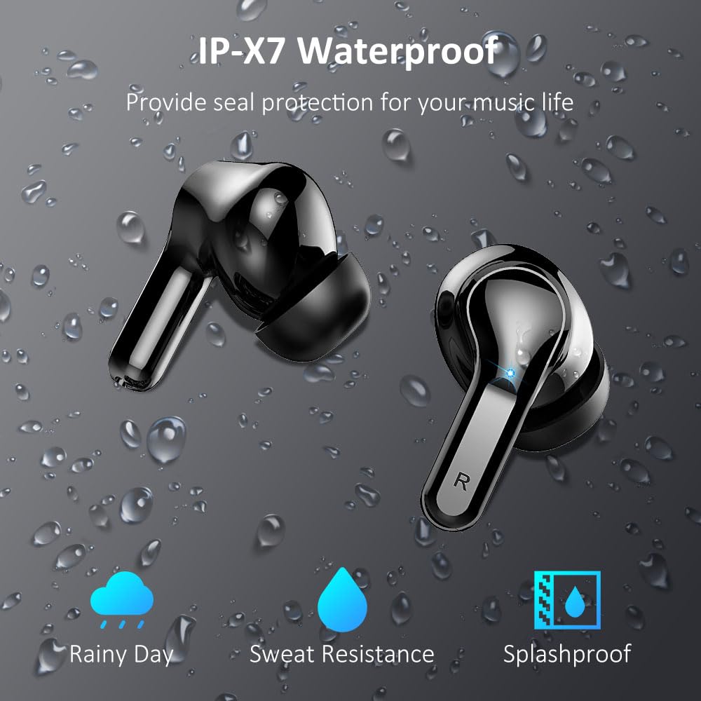 Wireless Earbuds with Noise Cancelling and Bass