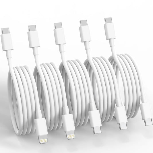 5 Pack iGENJUN USB C Charger Cable Set