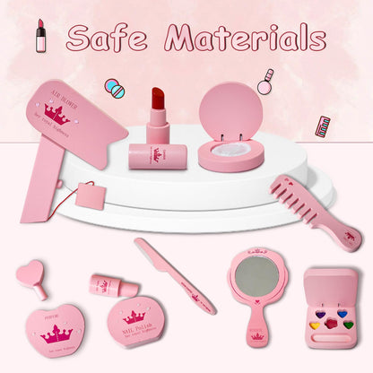 Wooden Makeup Toy Set for Little Girls